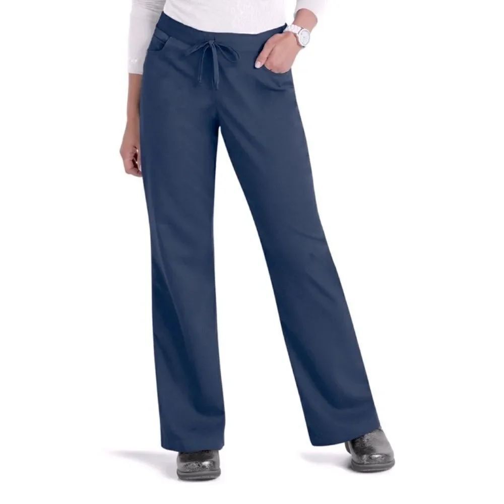 Grey’s Anatomy XS Navy Five Pocket Drawstring 31” Inseam Scrub Bottom Pants